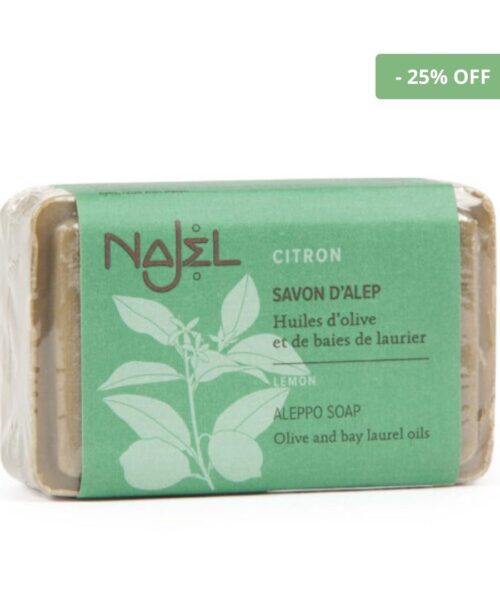 Najel Organics - Organic Aleppo Soap - Lemon