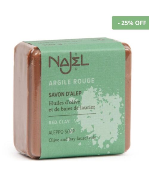 Najel Organics - Organic Aleppo Soap - Red Clay