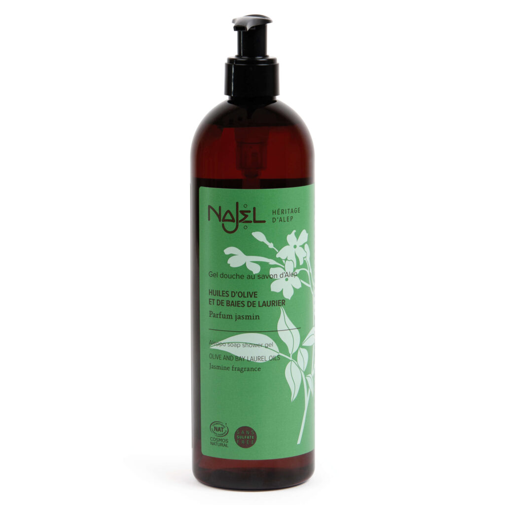 organic aleppo soap shower gel